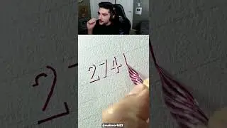 How to Draw 3D Shadow Number! 🤯