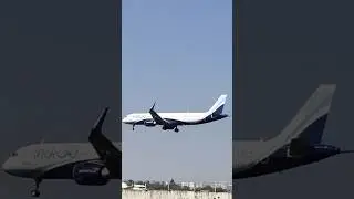 ✈️ IndiGo Airlines Smooth Landing View | Perfect Touchdown Moment 🔥#indigoairlines #aviation #indigo
