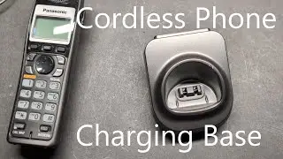 Inside a Panasonic cordless phone charging base
