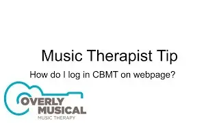 Logging CBMT hours for music therapists