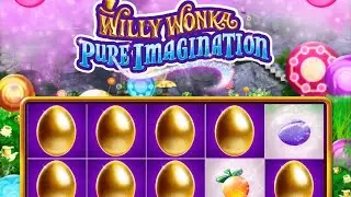 Winning Golden egg Bonus on Fanduel Willy Wonka Pure imagination Slot