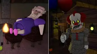 ESCAPE PENNYWISE'S MANSION, GRUMPY GRAN ROBLOX OBBY