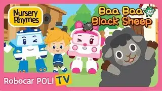 Baa Baa Black Sheep | Robocar POLI | Nursery Rhymes