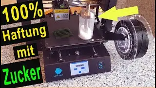 Bessere Haftung auf dem Druckbett + 3D Druck mit Zucker