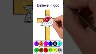 Bible Coloring - Color By Number