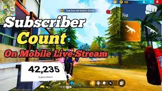 Live Subscribers Count कैसे लागए ||How To Add Live Subscriber Count On Mobile Live Stream ||