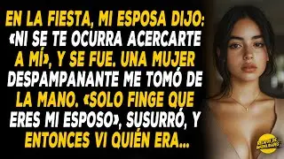 En La Fiesta, Mi Esposa Dijo: «ni Se Te Ocurra Acercarte A Mí», Y Se Fue. Una Mujer Despampanante...