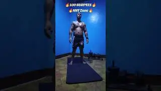 HIIT Zone. 100 Burpees. #viral #fitness #hiit #burpees #calisthenics #dailymotivation 