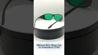 Safety Glasses Eye Protection UV and Red Laser Total Eye Coverage Professional Laser Safety Shield