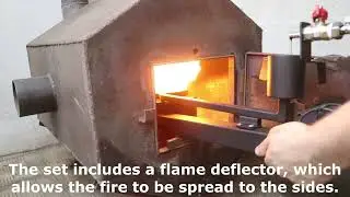Instructions for assembling and operating a waste oil burner.
