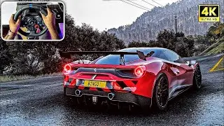 Ferrari 488 GTB 1400HP - Forza Horizon 5 - Logitech G29 - Stering Wheel Gameplay