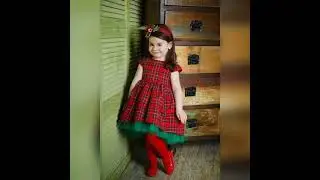 Latest Christmas Frock ideas for Baby Girls|Christmas dress for Kids@ RG - The Needle Woman