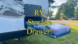 Camper storage drawer build for our toy hauler!