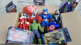 Avengers Superhero Hulk Captain America Spiderman Ironman Batman Falcon Superman Toys Unboxing Video