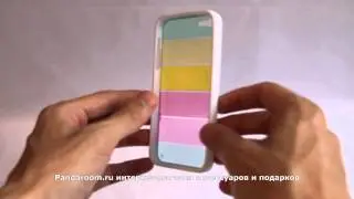 1002063 Чехол для iPhone 5/5s 'White rainbow' Цена 120р