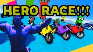 GTA 5 ULTIMATE MEGA RAMP HERO RACE! (Insane Stunts, Max Speed, Zero Fear)