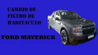 Cambio de Filtro de habit&aacute;culo de Ford Maverick