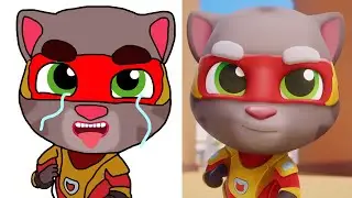 My Talking Tom Hero Dash funny brawing Meme😆😁🤣😂😲😭
