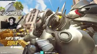 POTG! SUPER REINHARDT GAMEPLAY OVERWATCH SEASON 30 TOP 500