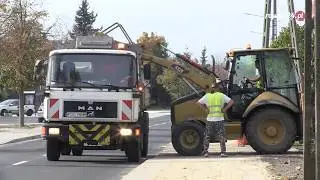 Remont drogi w Szymanowie ku końcowi