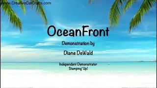 🔴  Stampin' Up! Oceanfront Watercolor Card