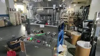 zp29 Double Press and Double Discharge Rotary Double Color Tableting Machinery Tablet Press
