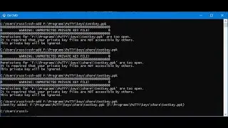 SSH &laquo;UNPROTECTED PRIVATE KEY FILE&raquo; WINDOWS 10