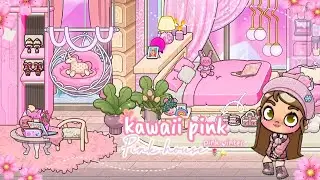 AVATAR World 🌸 Building a kawaii pink house🌸🏡 Pink winter❄🩷City Maker #pazu 