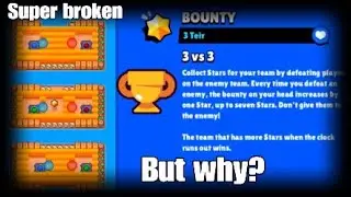 The New 3 Teir Bounty Map is Crazy|Brawl Stars Gameplay