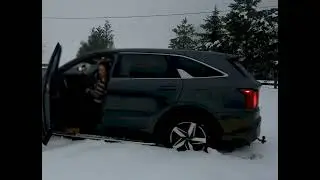 Stuck in the Snow: Messa Rae&rsquo;s Battle with a low car Battery and Stuck SUV in a Winter Storm
