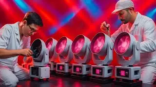 CÓMO se FABRICAN Las LUCES de ESCENARIO PROFESIONALES/Proceso Paso a Paso