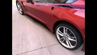 How to Install C7 Corvette Stingray Side Skirts - Z06 Style