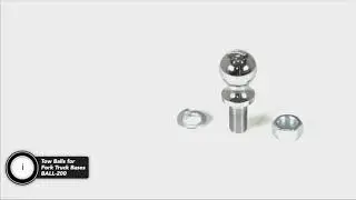 Vestil Optional BALL-200 Tow Ball for Fork Truck Bases HOOK-BASE