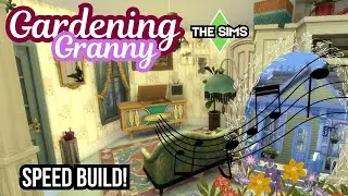 Gardening Granny's House - Sims 4 Grandmacore Speed Build