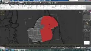 Low polygon modelling (head)