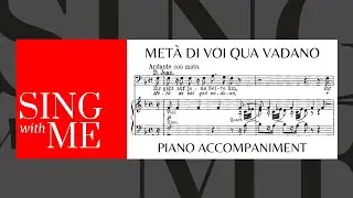 Meta di voi qui vadano - Accompaniment - Don Giovanni - Mozart