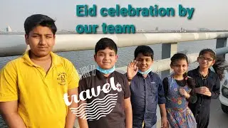Eid celebration by our team and families | longest bridge above sea kuwait | Desert ride | Road trip