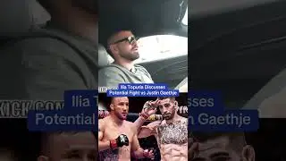 Ilia Topuria on Justin Gaethje Fight. #iliatopuria #justingaethje