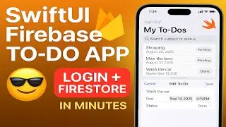 SwiftUI Tutorial for Beginners &ndash; Build a To-Do List App with Firebase (Step by Step)