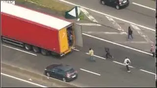 Calais, France: Illegal Infiltrators Seek To Exploit Port Strike By Committing Traffic Violations