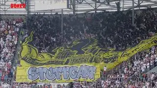 Soke2  2018/2019  Stuttgart-Choreo  FC Augsburg - VfB 1893 (20.04.2019)  Stadion-UNCUT