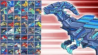 Dino Robot Ninja Parasau: Assembly + Battlefield | Eftsei Gaming