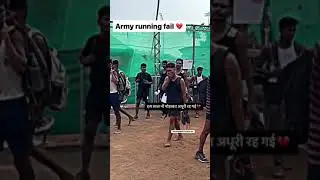 60+ Million People Watched it | #IndianArmy Indian army running fail whatsapp status #army #shorts