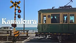 Chill Day at Kamakura, Flying Train, Sea View Cafe | Japan Vlog