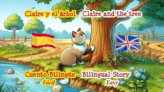 Cuento Biling&uuml;e F&aacute;cil: Claire y el &Aacute;rbol | Easy Bilingual Story: Claire and the Tree
