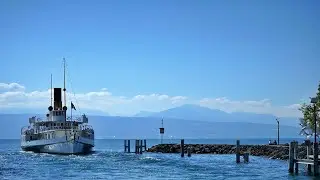 Lausanne sur les bords du lac Léman