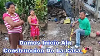 Tia ODI Emocionada Mira Como Será El Diseño De Su Casa‼️Empezamos a Trazar Para Las Paredes