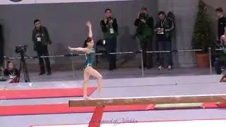 Luisa GALIULINA (UZB) beam - 2011 French internationals Qualifs