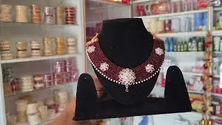 Traditional Rajputi necklace for shadi  || Rajputi necklace || Necklace  || Gold polish necklace