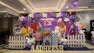 1st birthday decoration🎉 | Balloon decoration 🎂 | Theme decoration | All types balloon decoration 🥳